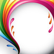 A splash of various colors - Background design for your text