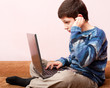 Surpise at the laptop