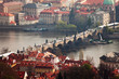 Charles Bridge with a bird's-eye view Charles Bridge with a bird's-eye view