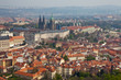 Prague Castle with bird's-eye view Prague Castle with bird's-eye view