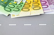Geld auf Straße