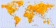 Vektor: Timezone map Timezone map