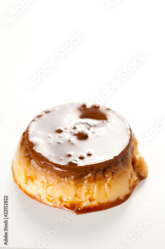 Photo: homemade egg flan with caramel homemade egg flan with caramel