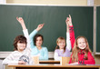 Grundschüler melden sich