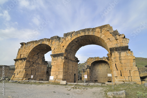 Photo: Hierapolis, Denizli, Turkey Hierapolis, Denizli, Turkey