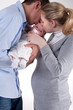 Parents and the baby