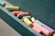 Coloured chalk