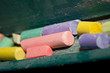Coloured chalk