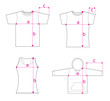 T-shirt, sweatshirt template