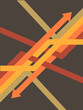 Illustration from color arrows and lines. Minimalism. Illustration from color arrows and lines. Minimalism.