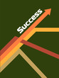 The financial schedule. Illustration. Minimalism.