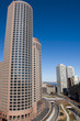 Skyscrapers in Boston abut the old surface central artery