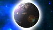 Earth with Sun Halo Loop