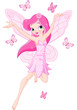 Cute pink spring fairy Cute pink spring fairy