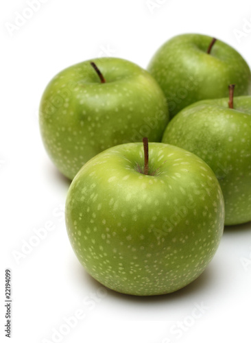 Photo: group of green apples group of green apples