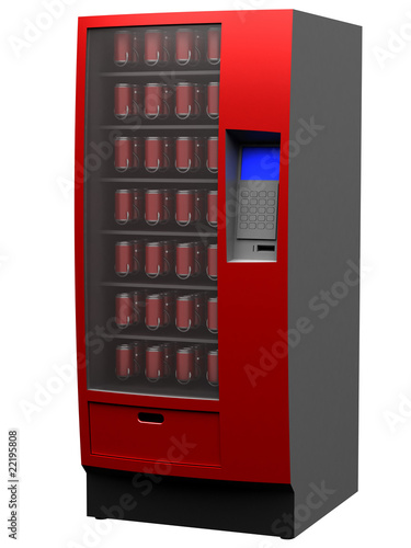 Illustration: vending machine vending machine