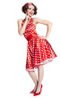 Pin-up girl. American style Pin-up girl. American style