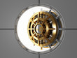 bank vault door 3d