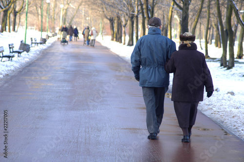 Photo: Seniors walking Seniors walking