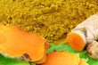 curcuma, safran des îles, poudre, rhizomes, épice sacrée Inde curcuma, safran des îles, poudre, rhizomes, épice sacrée Inde