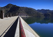 Staumauer im Elqui Tal