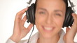 Beautiful girl with headphones