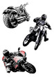 motorcycle trio