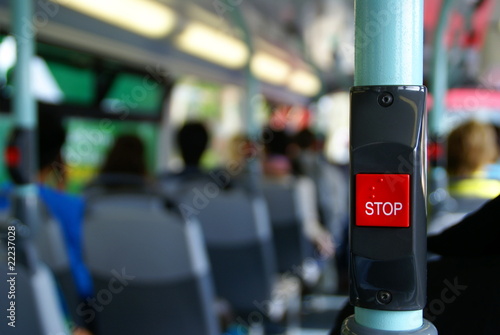 Photo: Bus stop button Bus stop button