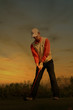 golf,sunset