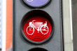 Rote Fahrradampel