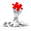 red puzzle