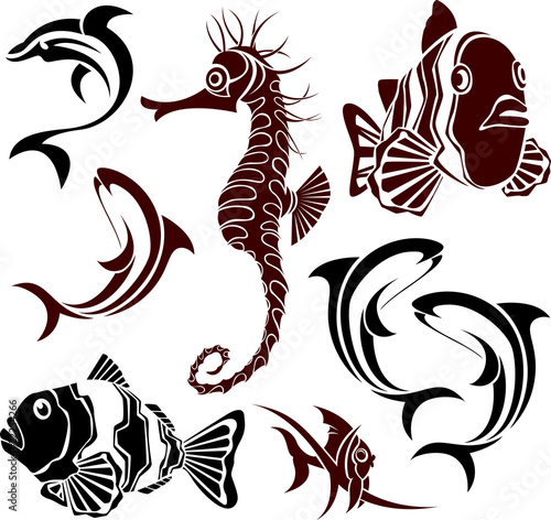Tribal Fish Tattoo