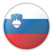 Round Pin Flag of Slovenia