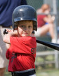 Young Little League Baseball Player