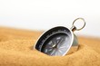 compass in sand compass in sand
