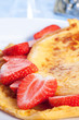 Strawberry omelette