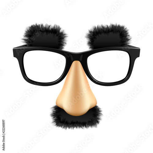 Vector: Funny disguise mask. Vector. Funny disguise mask. Vector.
