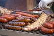 Chorizos, longanizas y costillas