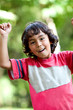 Little boy outdoors