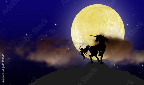 Illustration: Einhorn Einhorn