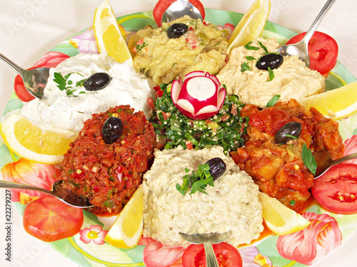 Photo: Middle Eastern Appetizers Middle Eastern Appetizers