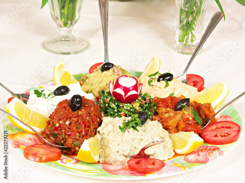 Photo: Middle Eastern Appetizers Middle Eastern Appetizers