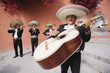 Guitar player in Mariachi band
