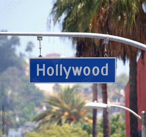 Photo: Hollywood Bl Sign Hollywood Bl Sign