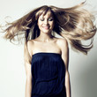 Beautiful woman with magnificent hair