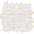 CONSULTING. Seamless vector background.