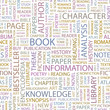 BOOK. Seamless vector background.