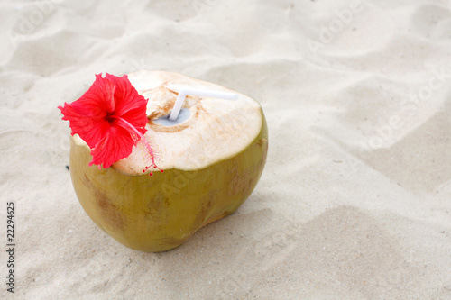 Photo: Coconut drink Coconut drink