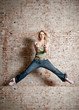 jumping girl