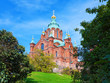 Uspenski cathedral in Helsinki, Finland